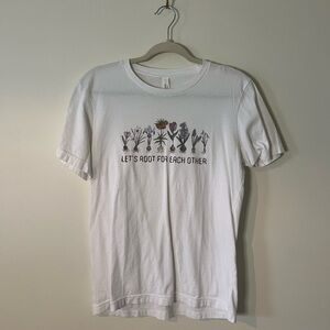 White Cotton Boho T-Shirt